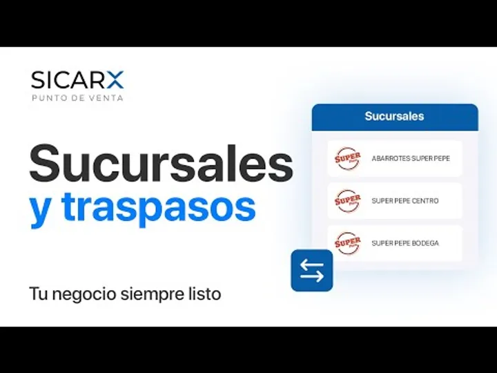 Gestión Multi-sucursal con SICAR X
